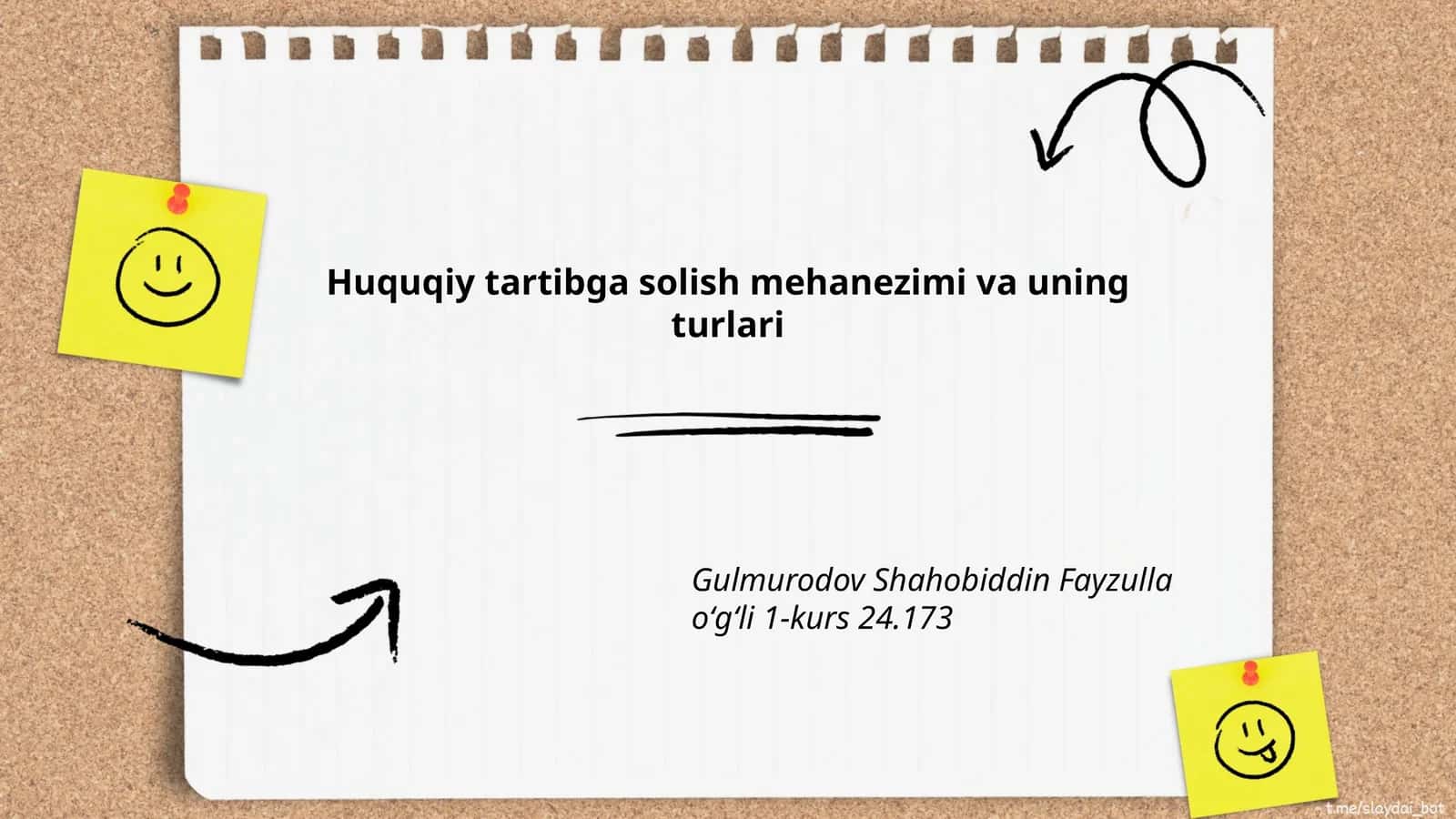 Huquqiy tartibga solish mehanezimi va uning turlari