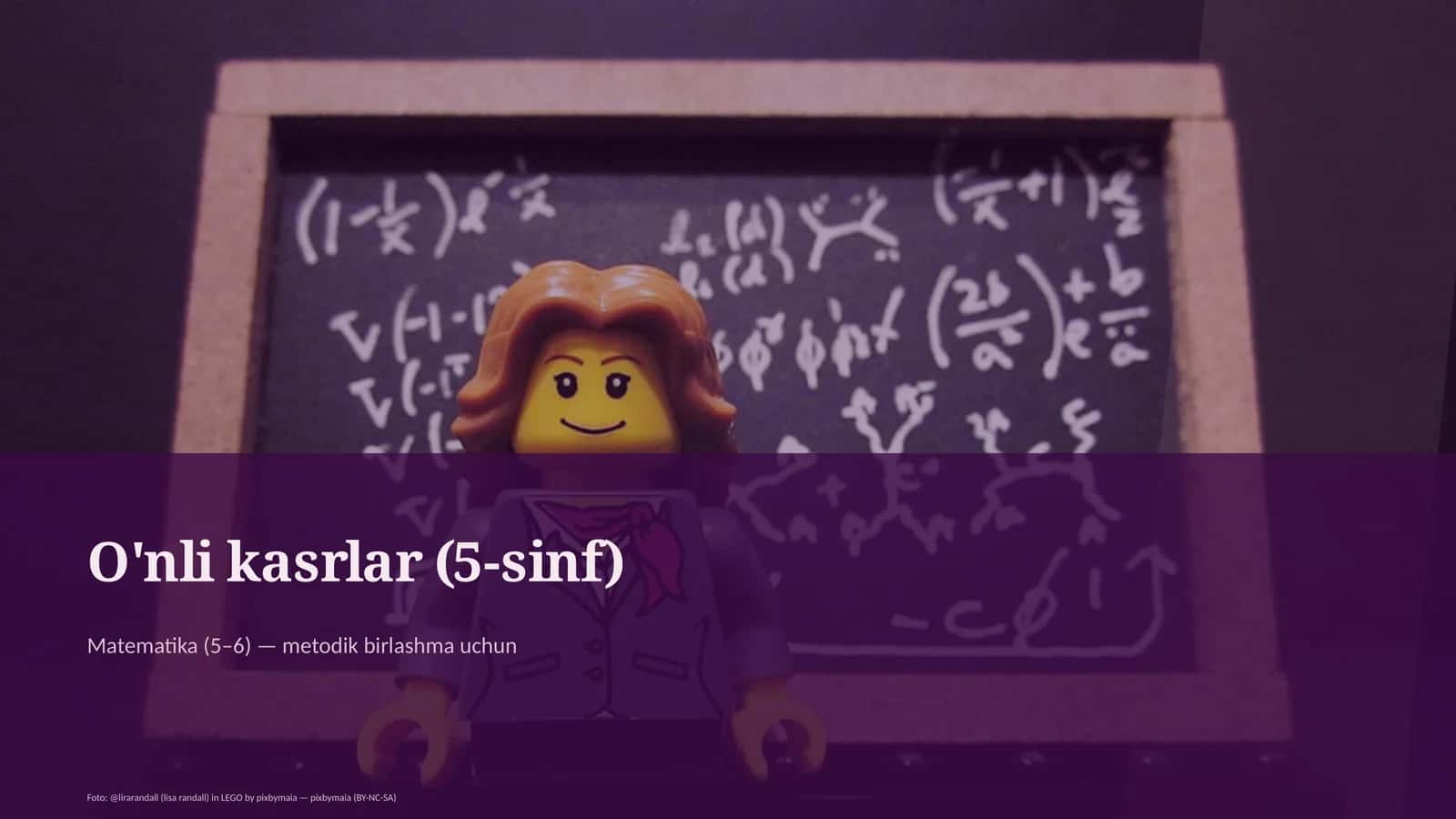 O'nli kasrlar (5-sinf)
