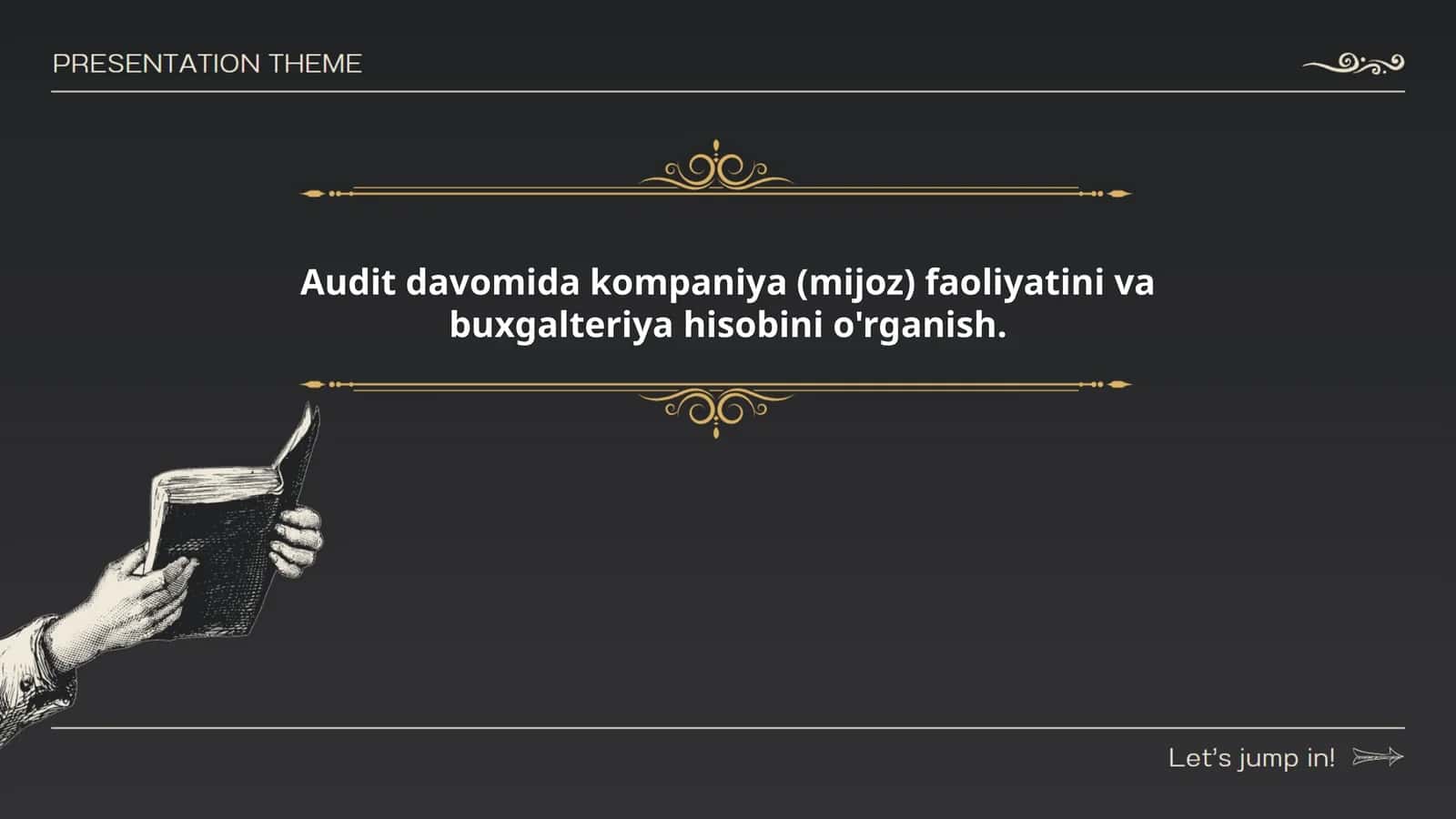Mijozning ichki nazorat tizimi