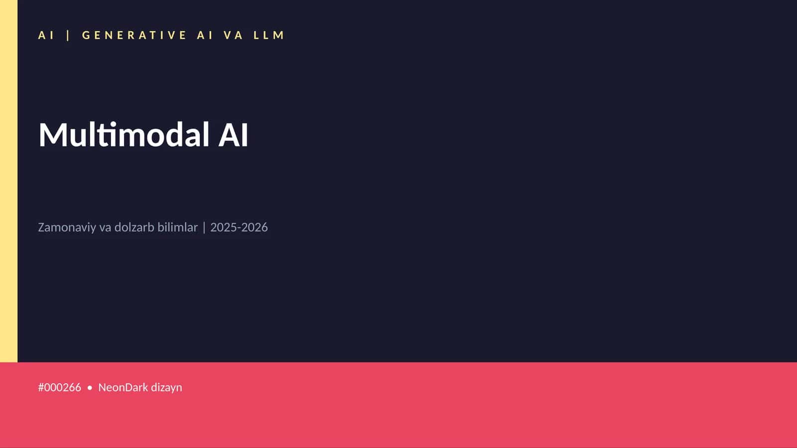 Multimodal AI