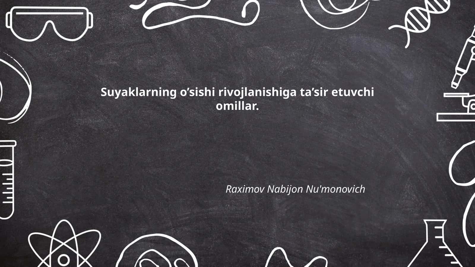 Tuproqning tarkibi va sifati