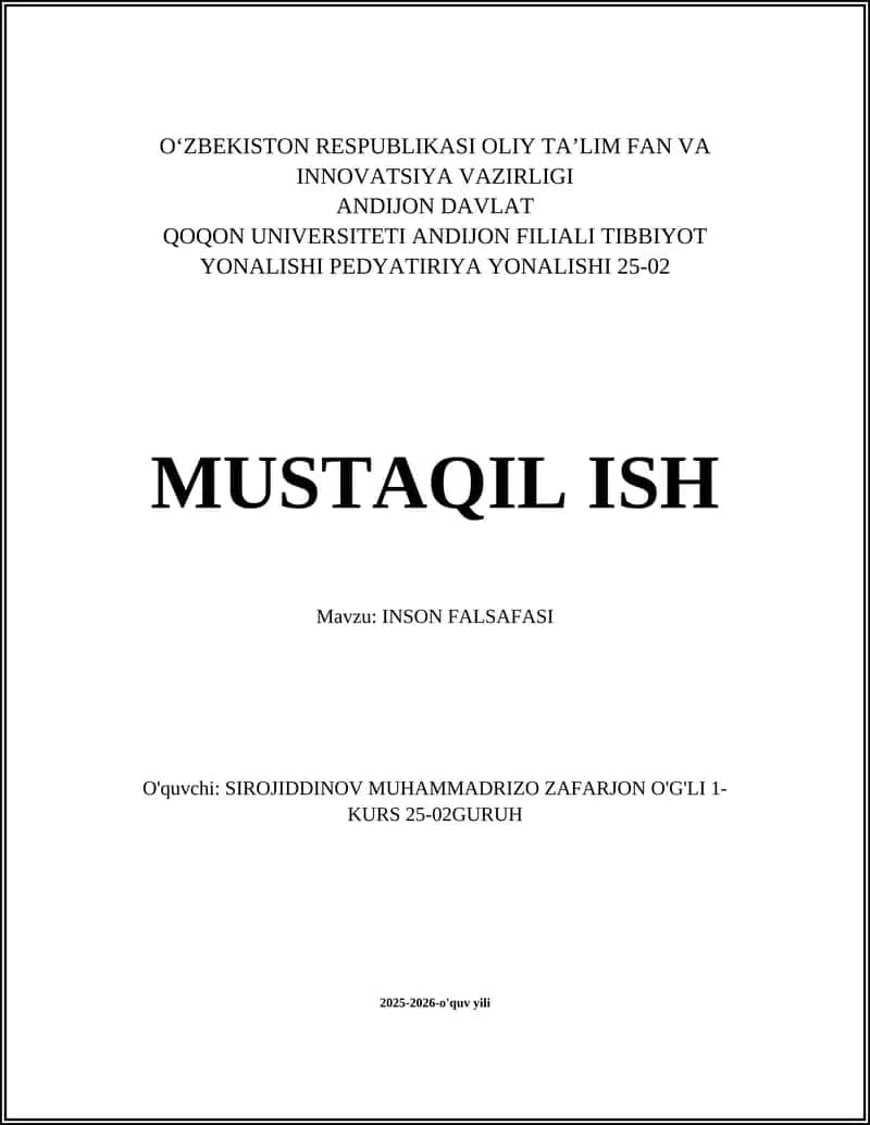 INSON FALSAFASI