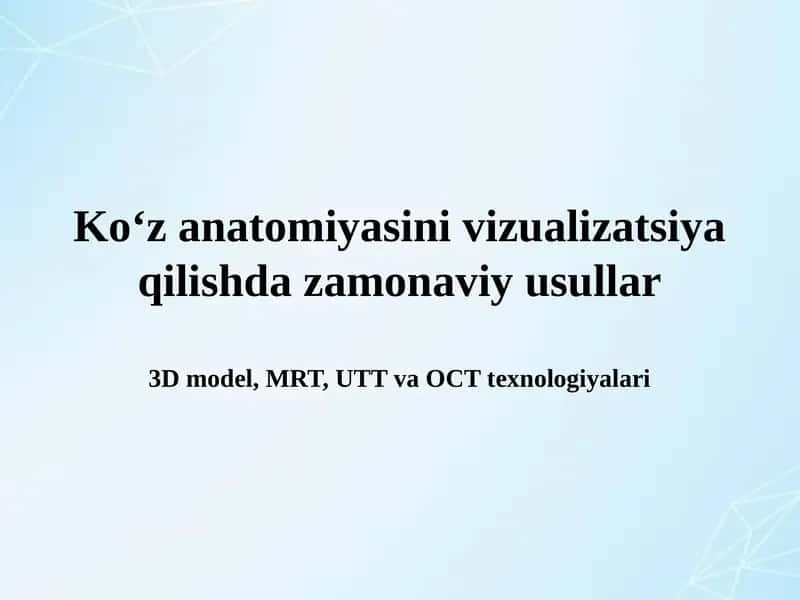 Koʻz kasalliklarini tekshirish usullari