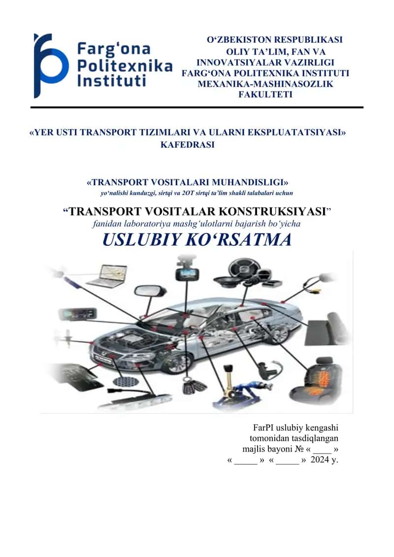 Transport vositalari konstruksiyasi