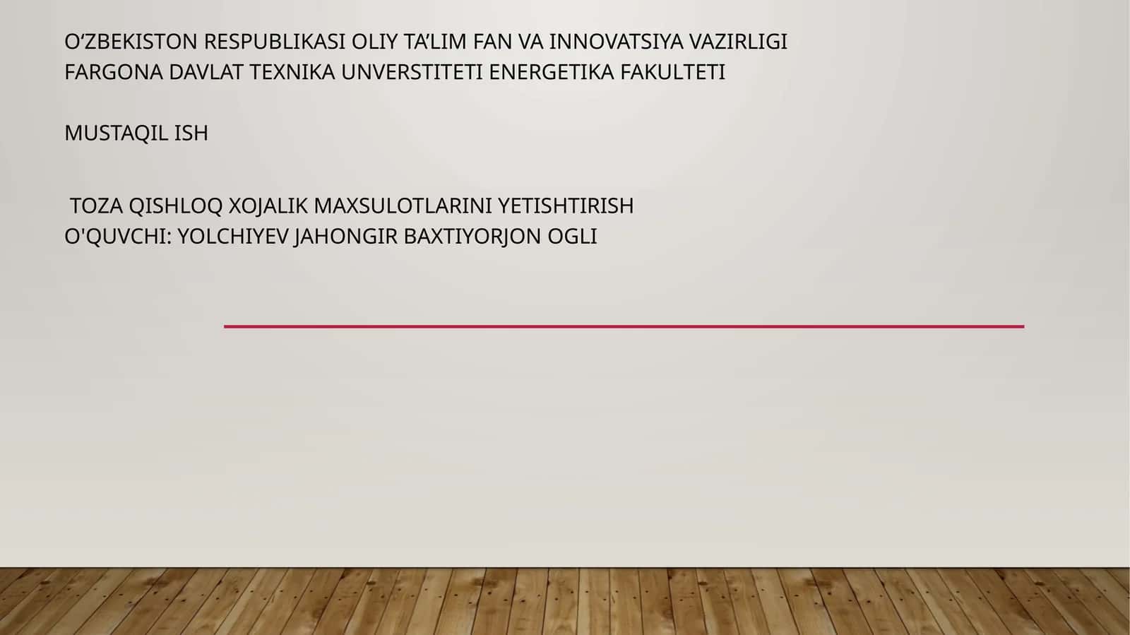 Organik dehqonchilik va sertifikatlash