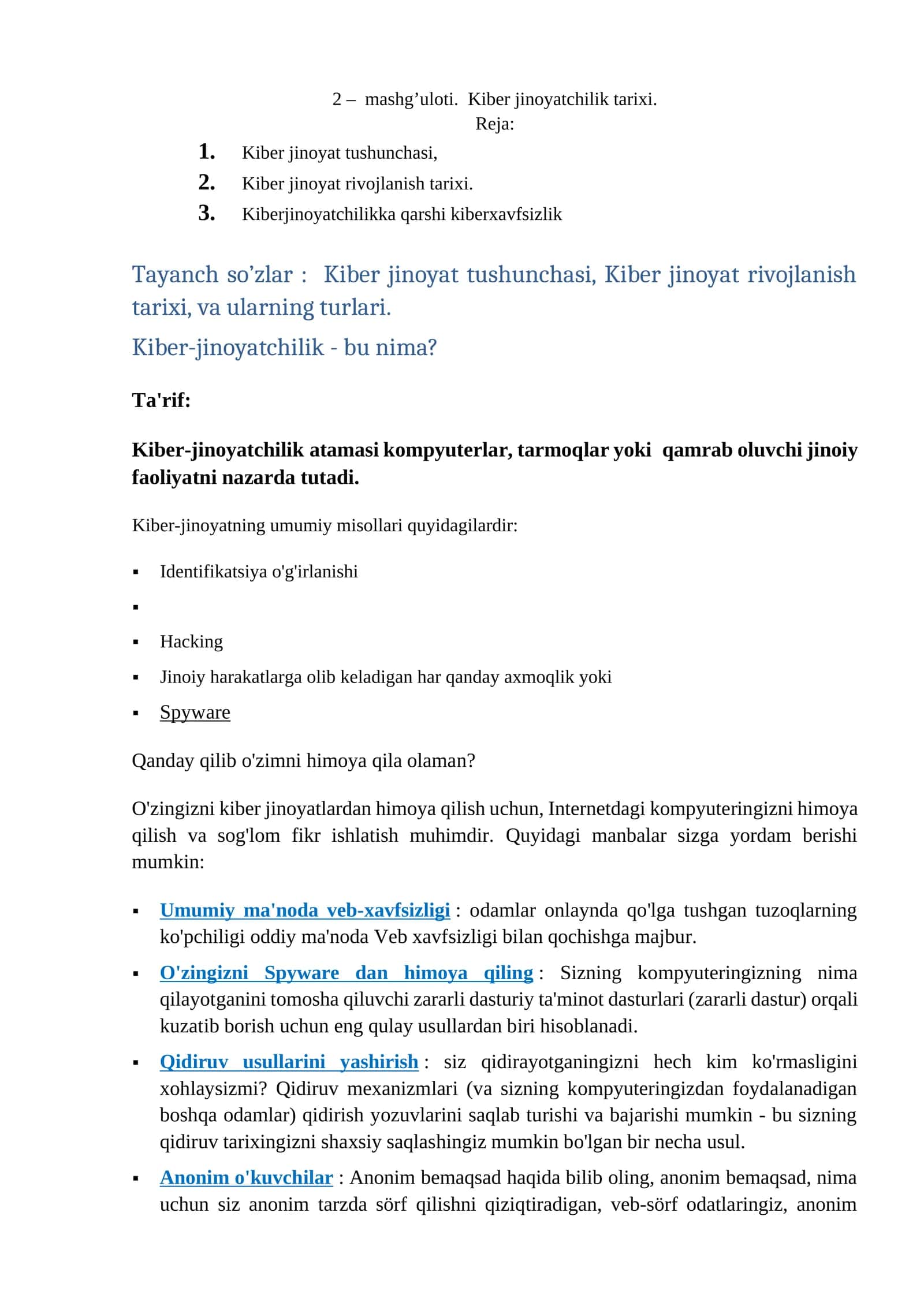 Kiber-jinoyatchilik