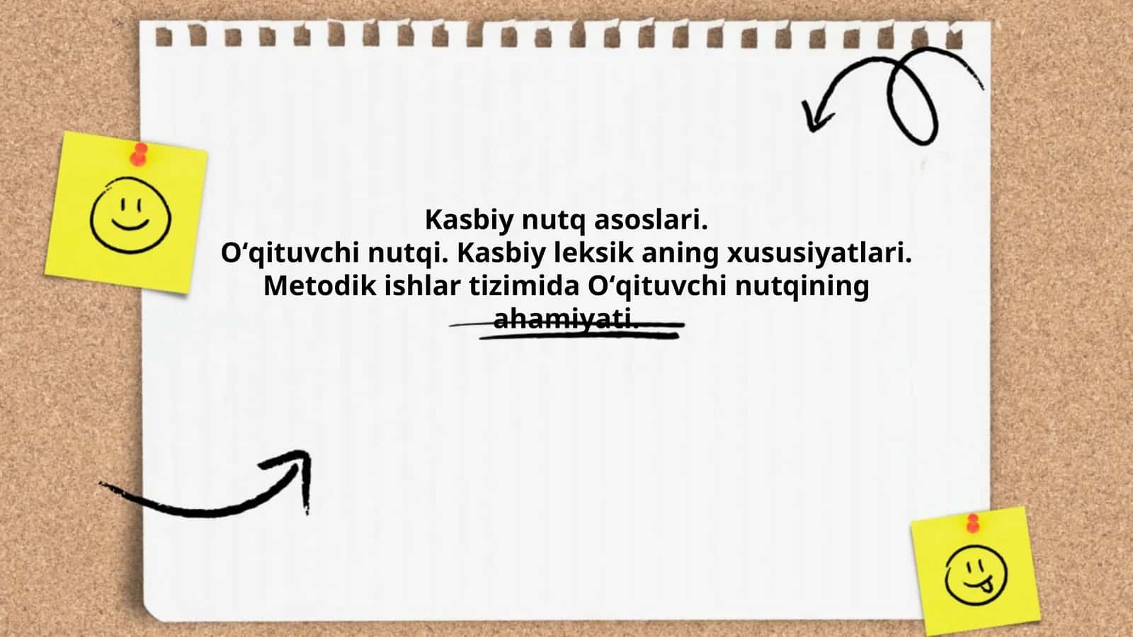Kasbiy nutq asoslari va uning mohiyati