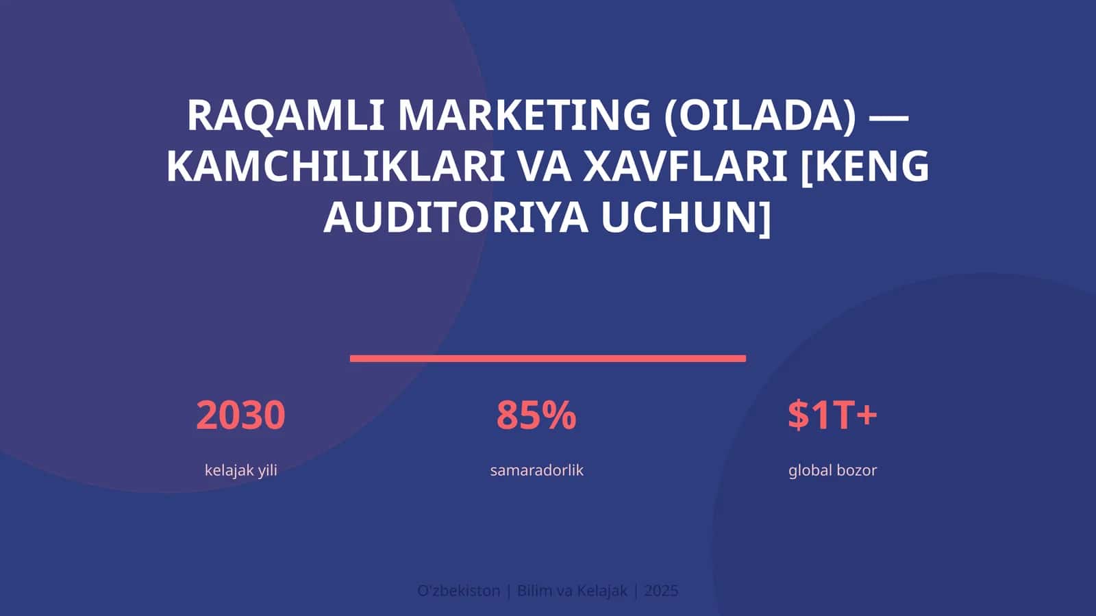 Raqamli marketing (oilada) — kamchiliklari va xavflari [keng auditoriya uchun]