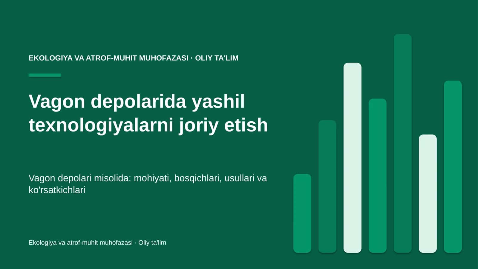 vagon depolarida yashil texnologiyalarni joriy etish 5591