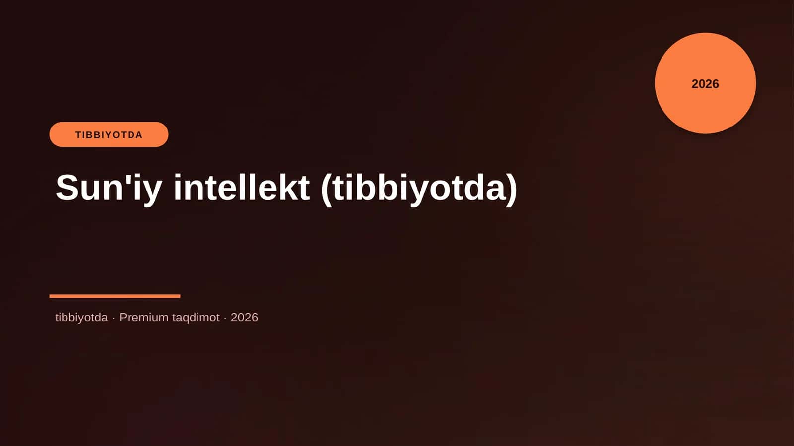 Sun'iy intellekt (tibbiyotda)