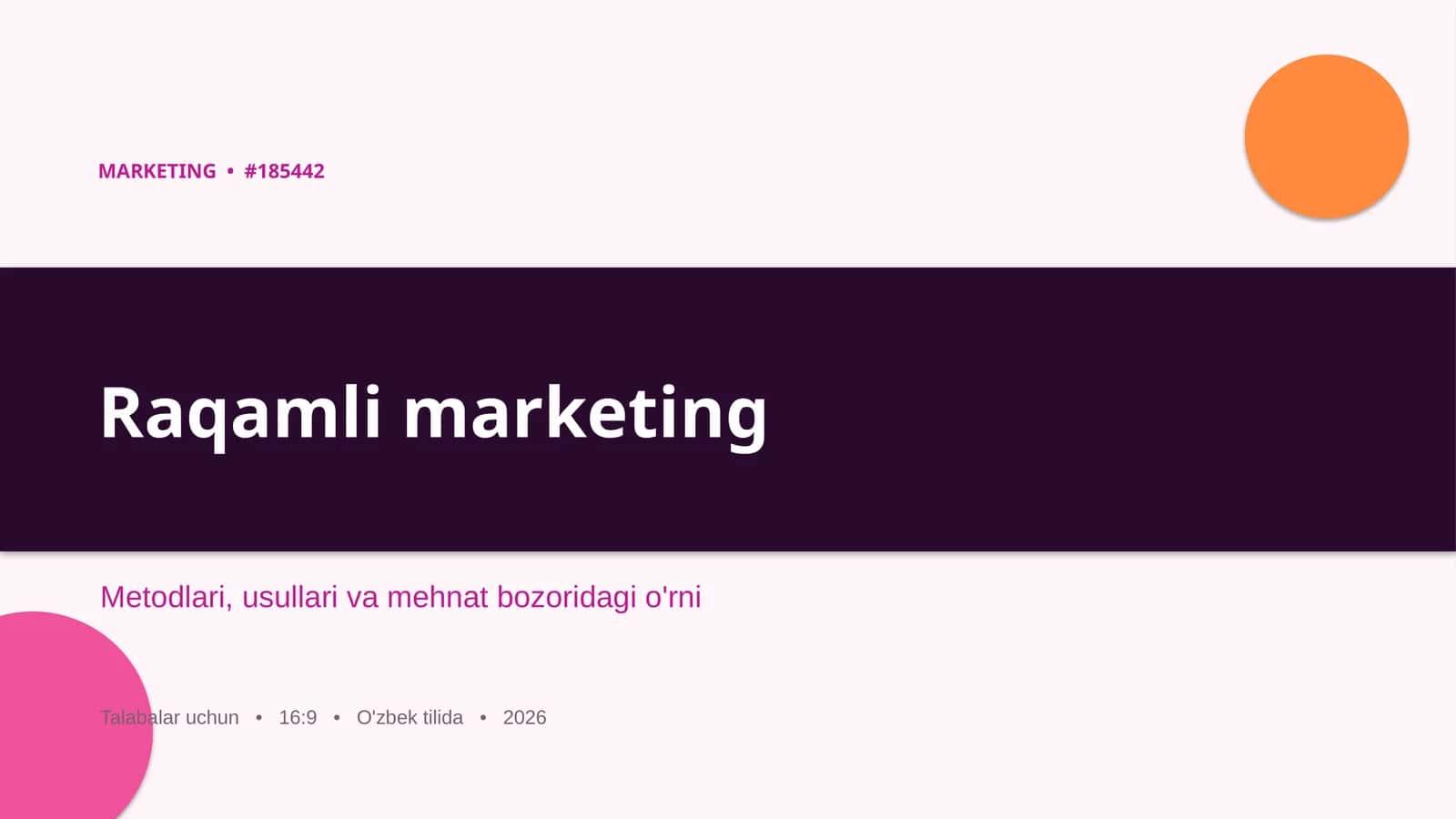 Raqamli marketing