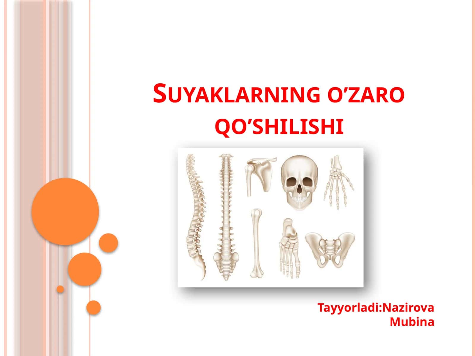 Suyaklarning o'zaroq o'shilishi