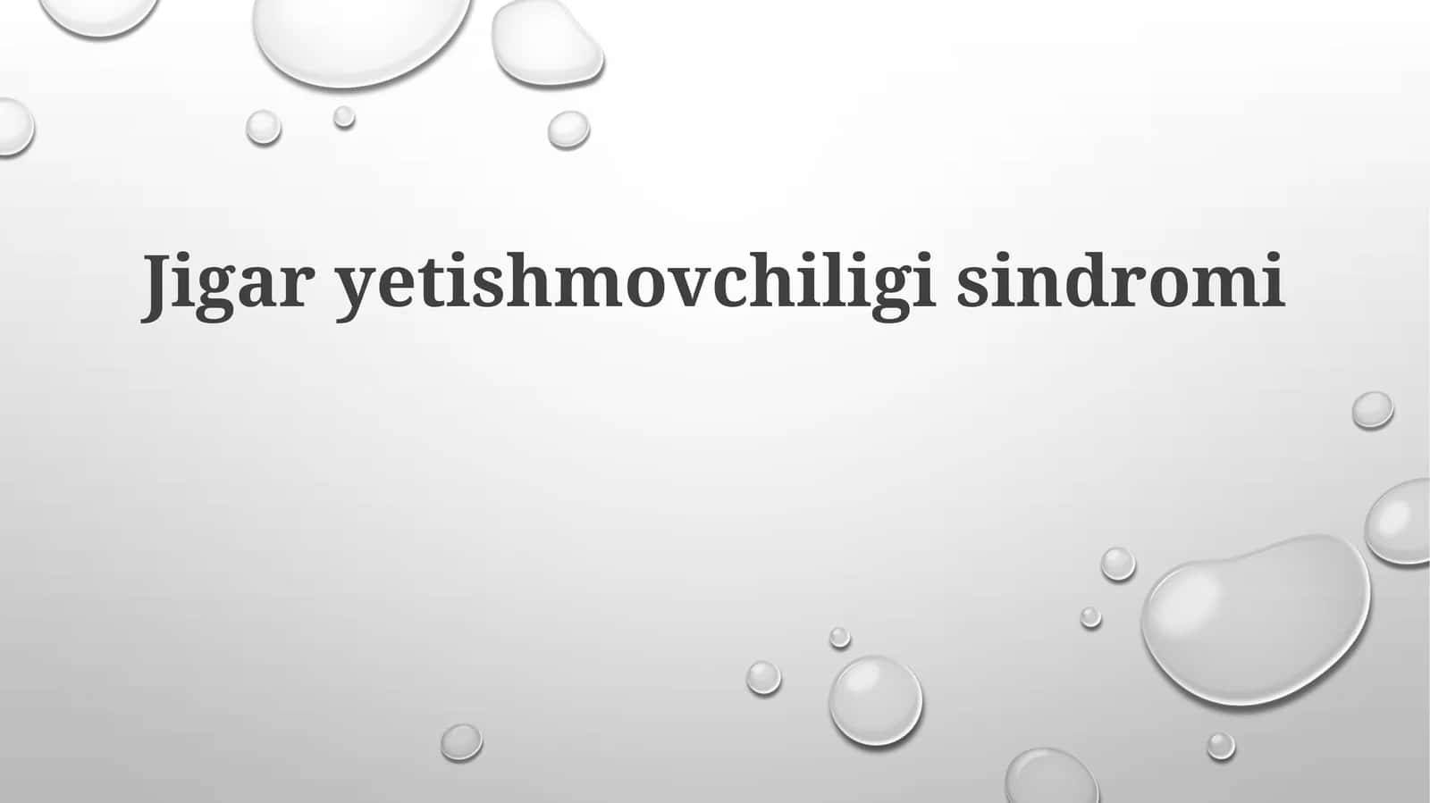 Jigaryetishmovchiligisindromi