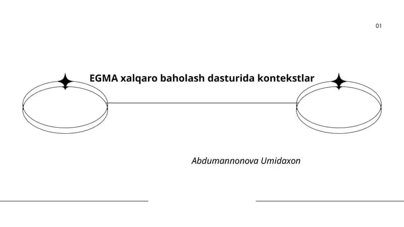 EGMA xalqaro baholash dasturida kontekstlar