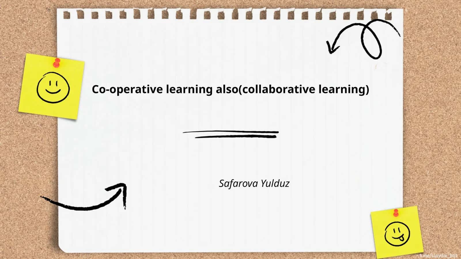 Co-operative learning also(collaborative learning)
