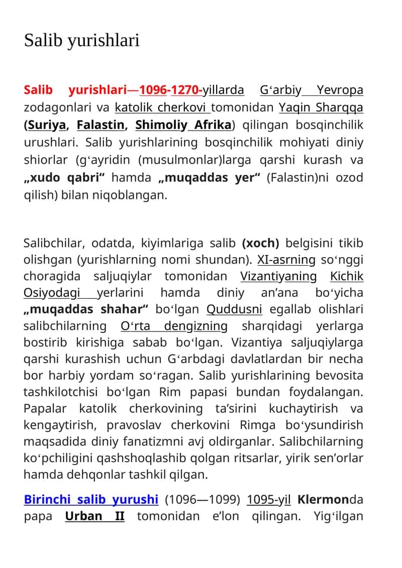 Salib yurishlari