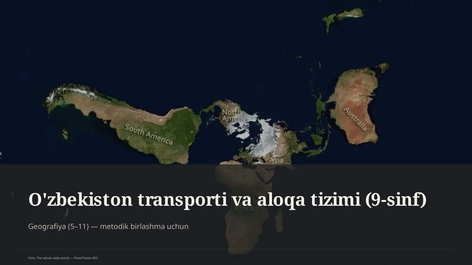O'zbekiston transporti va aloqa tizimi (9-sinf)