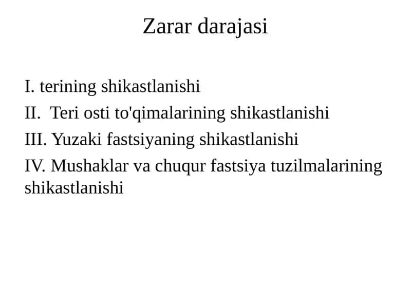 Zarar darajasi