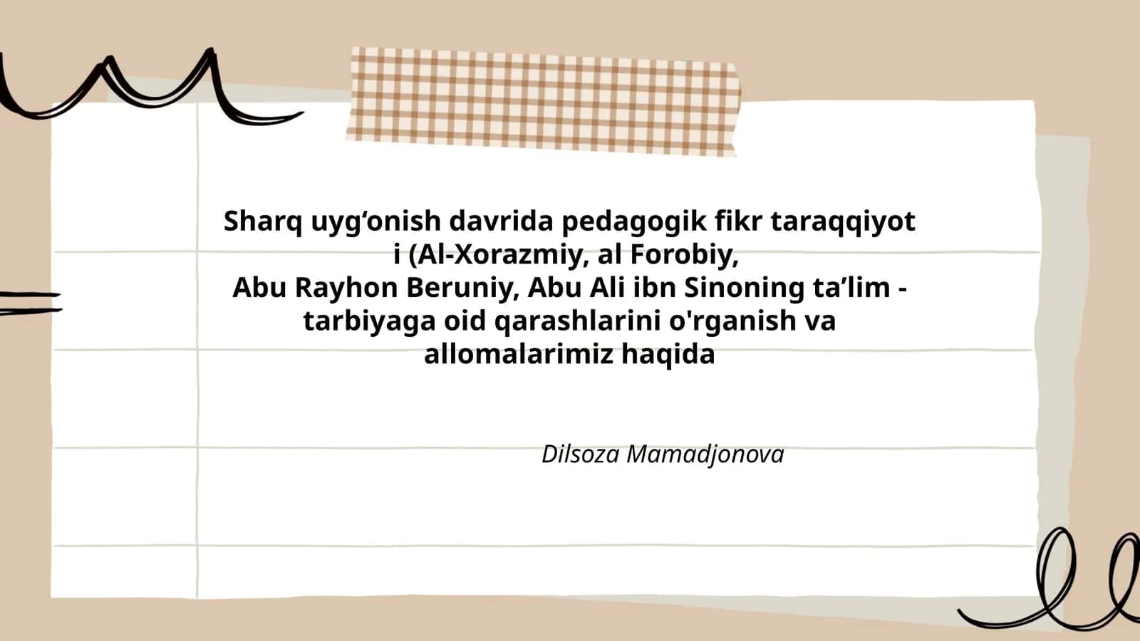 Sharquyg‘onishdavridapedagogikfikrtaraqqiyoti
