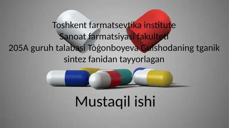 Toshkentfarmatsevtikainstitute