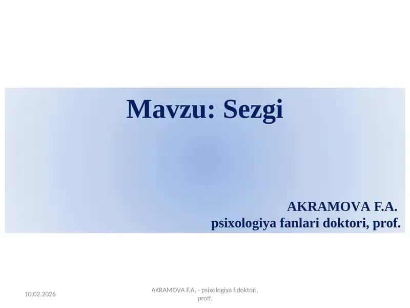 Sezgi