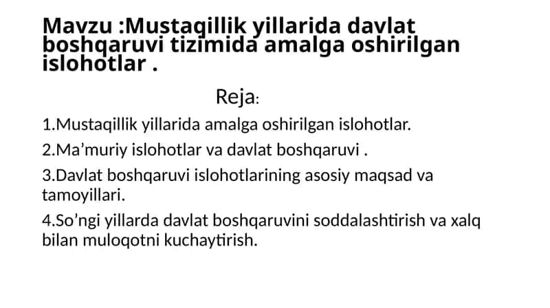 Ta'lim to'g'risida Qonun va Kadrlar tayyorlash milliy dasturi