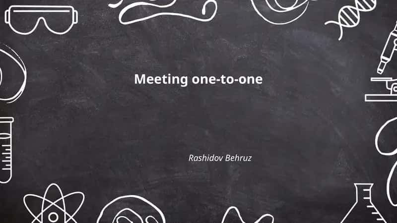 One-to-one Meeting Guide