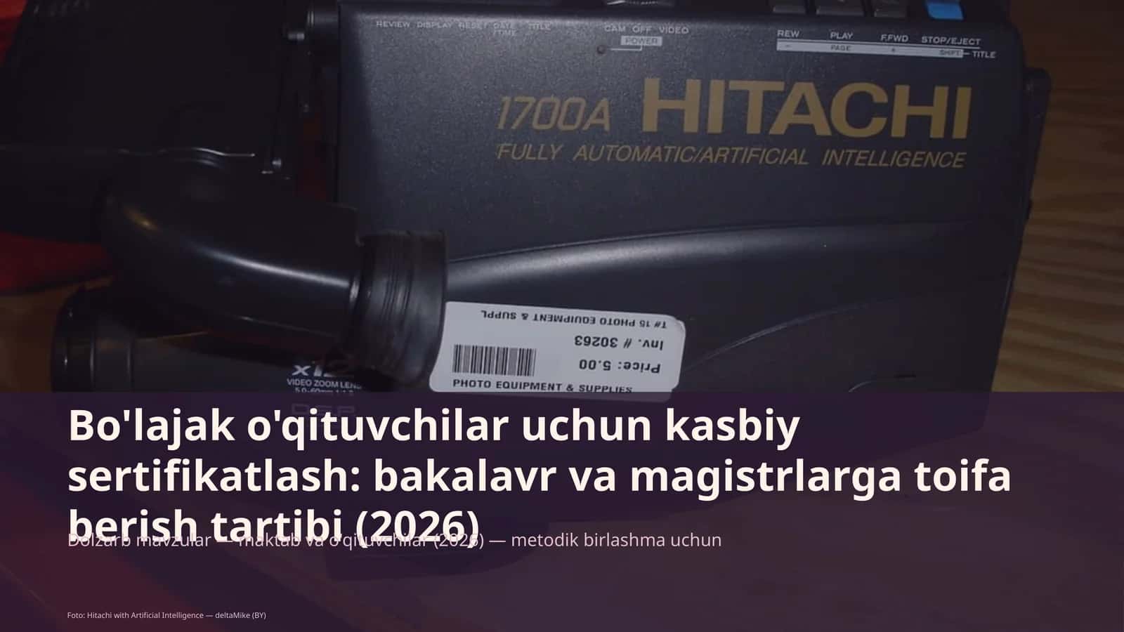 Bo'lajak o'qituvchilar uchun kasbiy sertifikatlash: bakalavr va magistrlarga toifa berish tartibi
