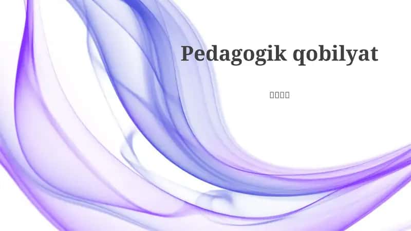 Pedagogik qobilyat