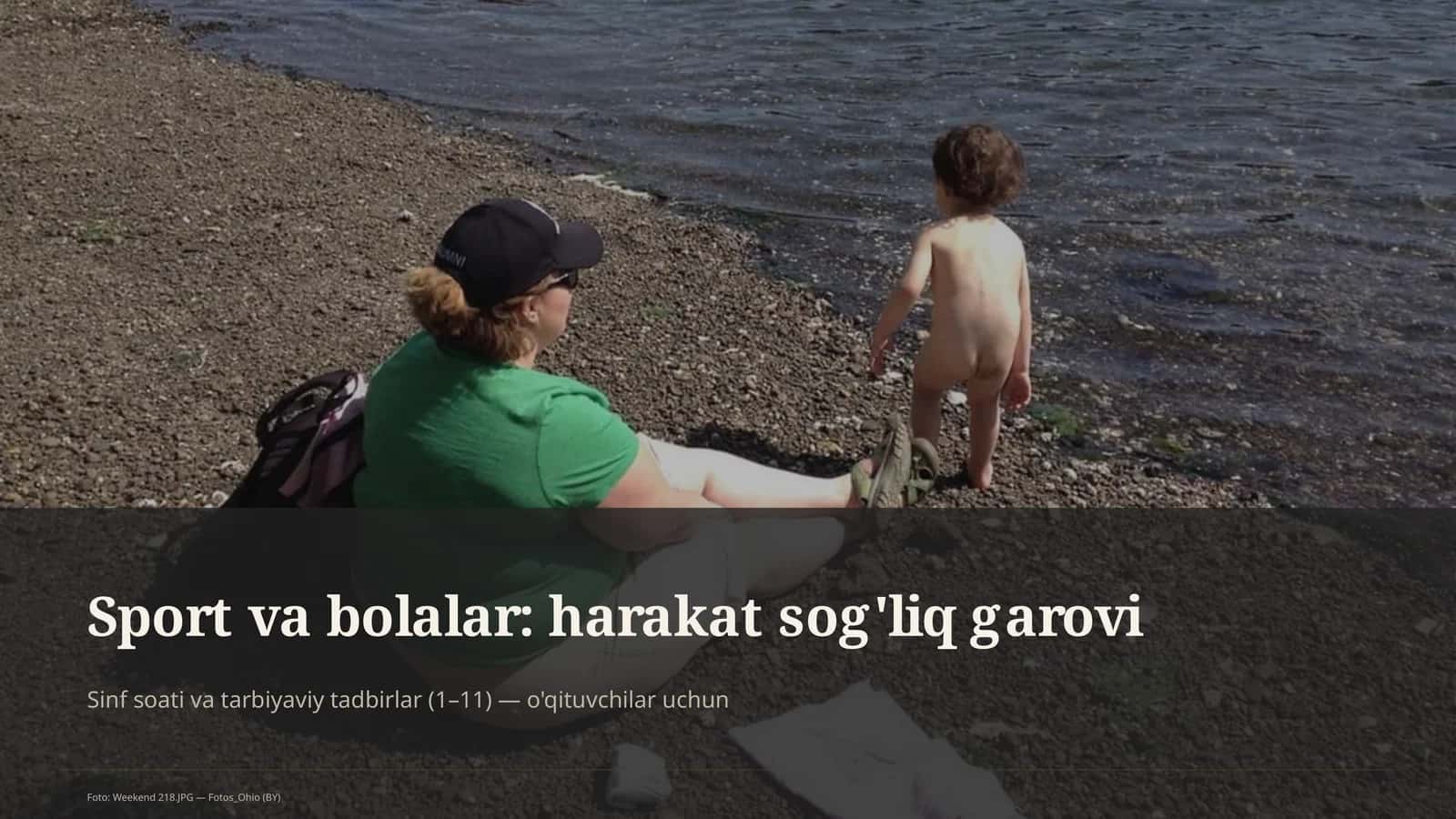 Sport va bolalar: harakat sog'liq garovi