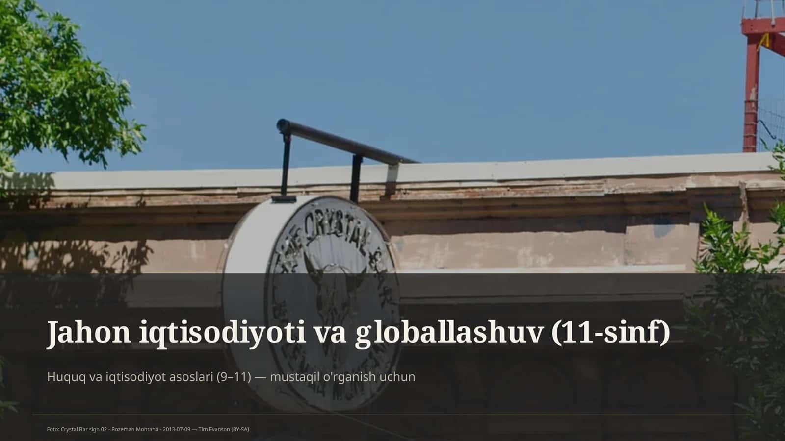 Huquq va iqtisodiyot asoslari (9–11)