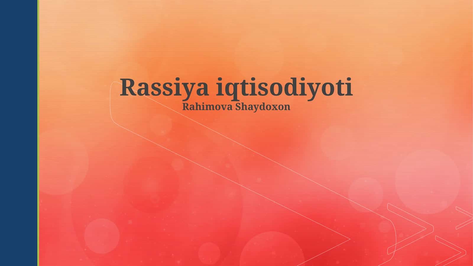 Rossiya iqtisodiyoti