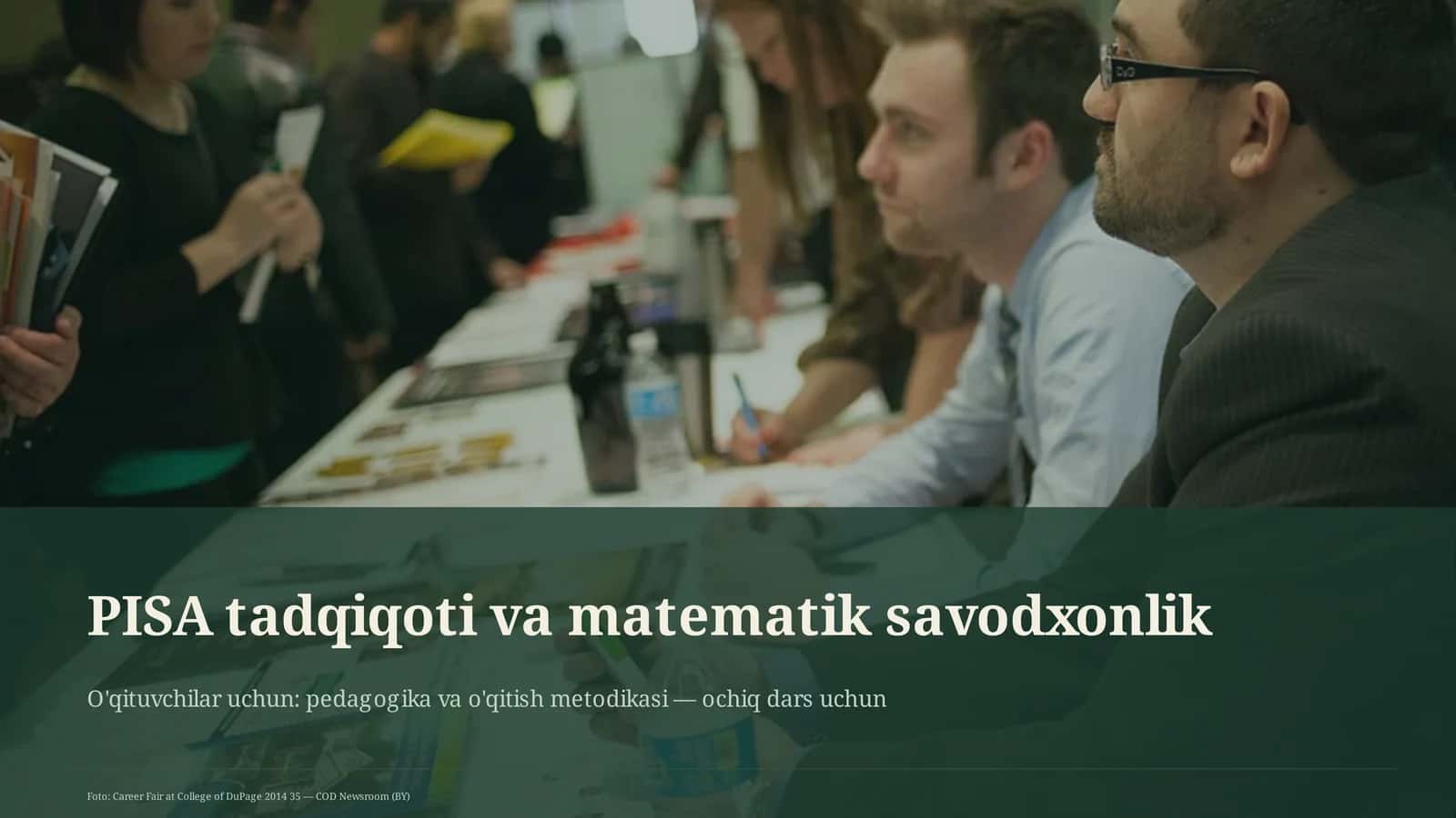 PISA tadqiqoti va matematik savodxonlik