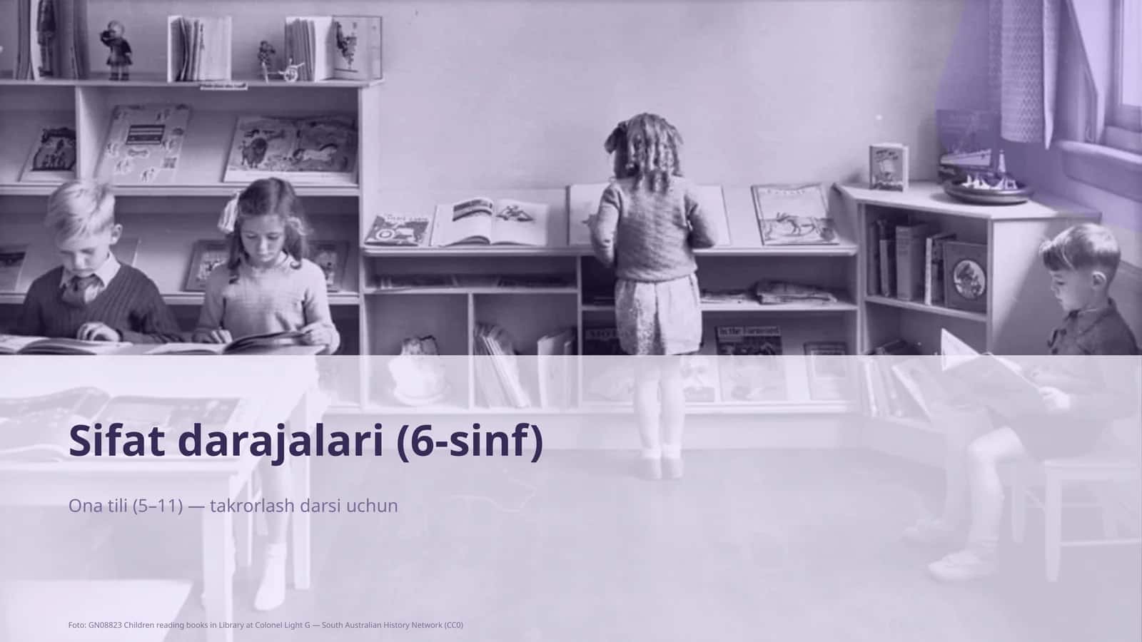 Ona tili (5–11) takrorlash darsi