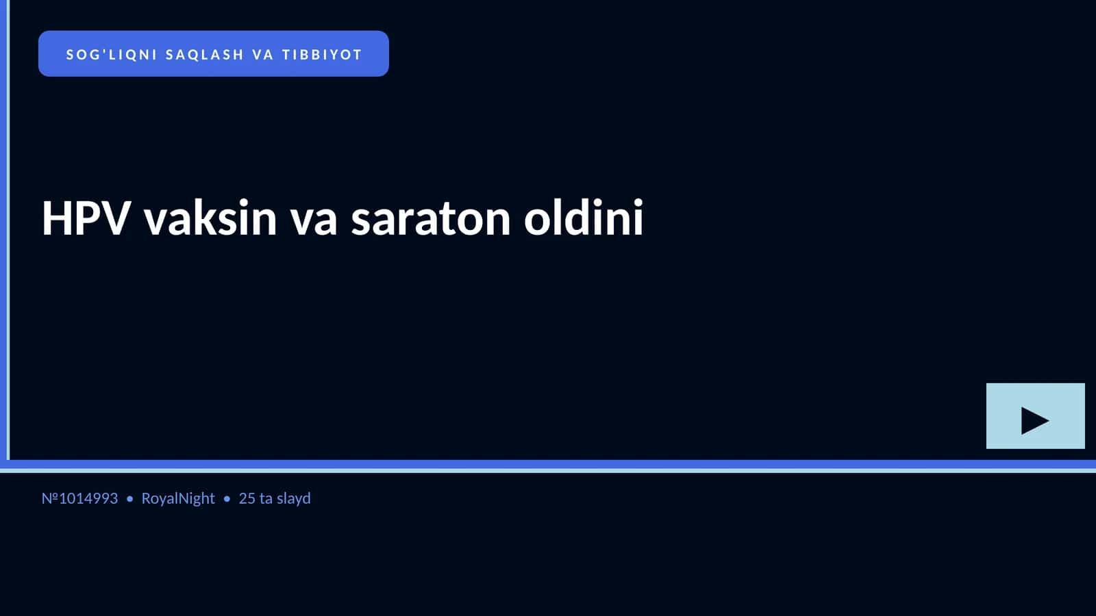 HPV vaksin va saraton oldini