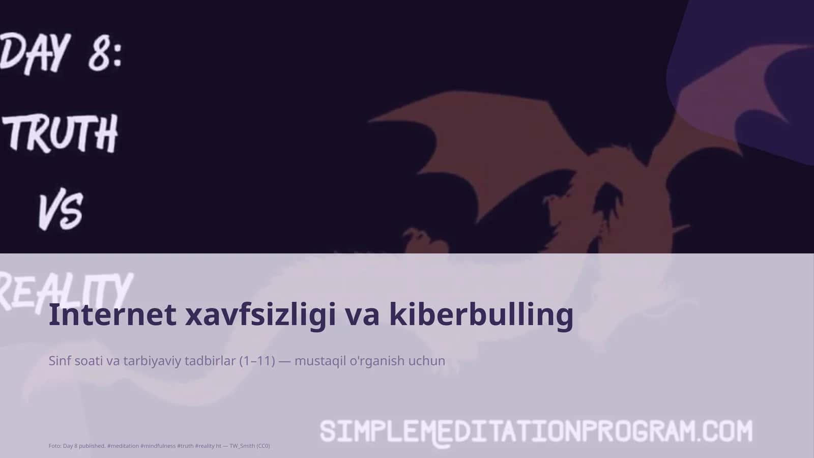 Sinf soati va tarbiyaviy tadbirlar