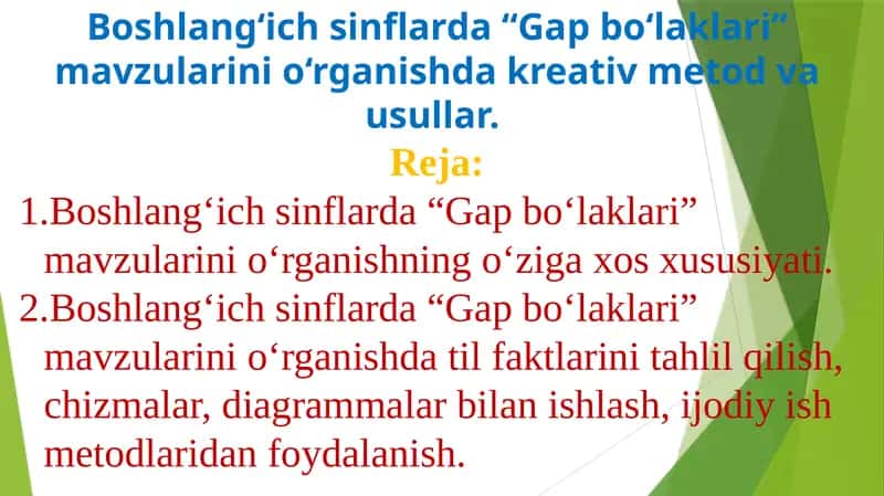 Gap Bo‘laklari