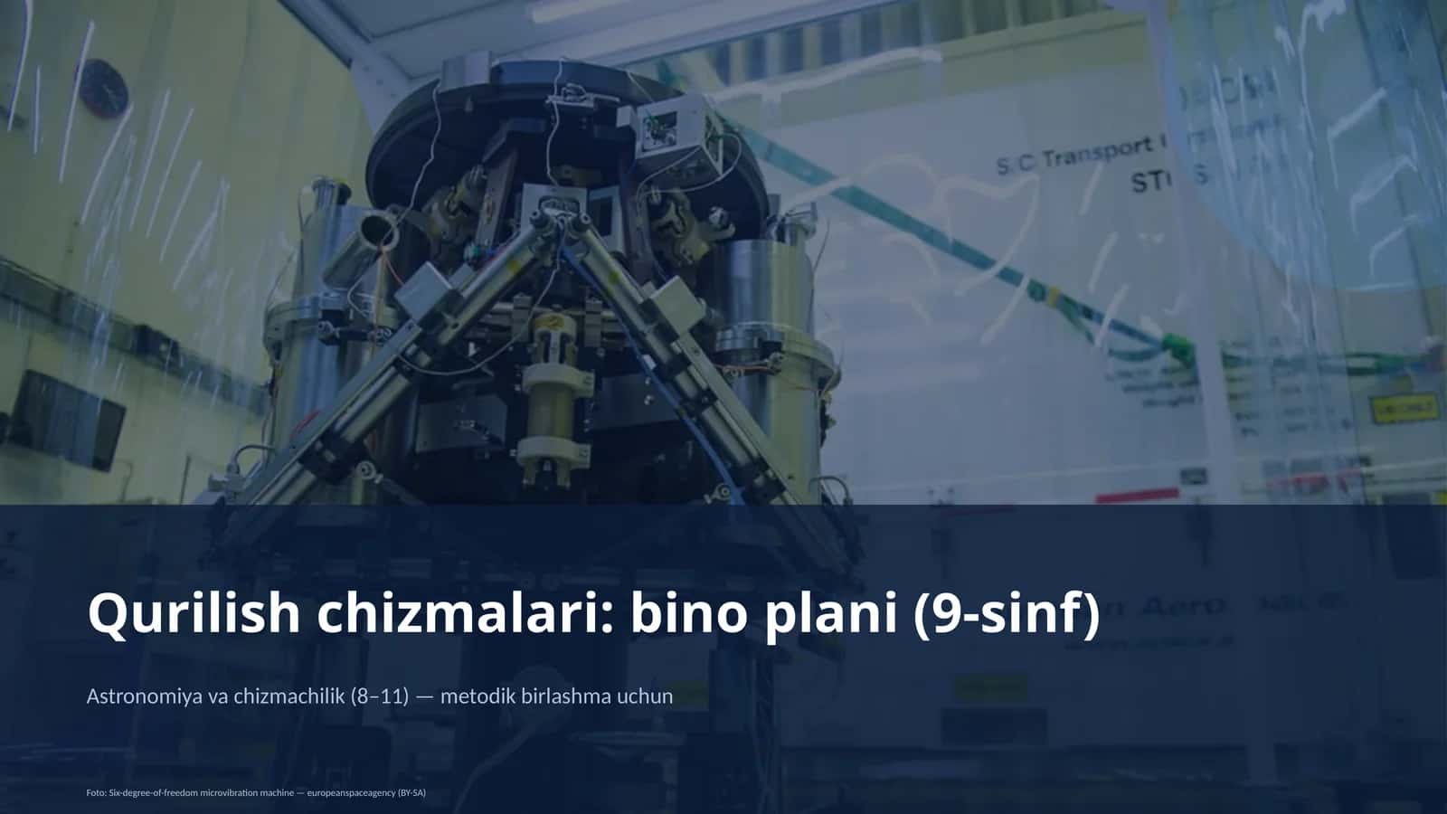 Qurilish chizmalari: bino plani (9-sinf)