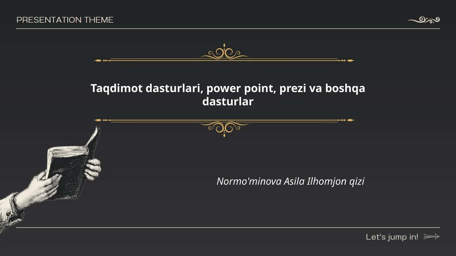Taqdimotlarning samaradorligini oshirish