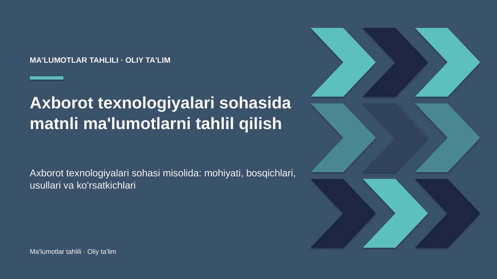 axborot texnologiyalari sohasida matnli ma'lumotlarni tahlil qilish 4895