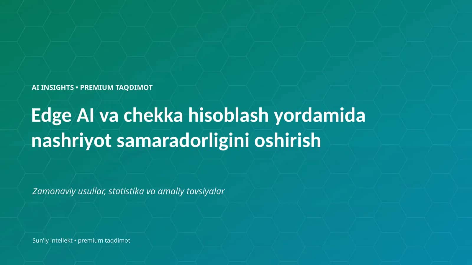 PREMIUM TAQDIMOT