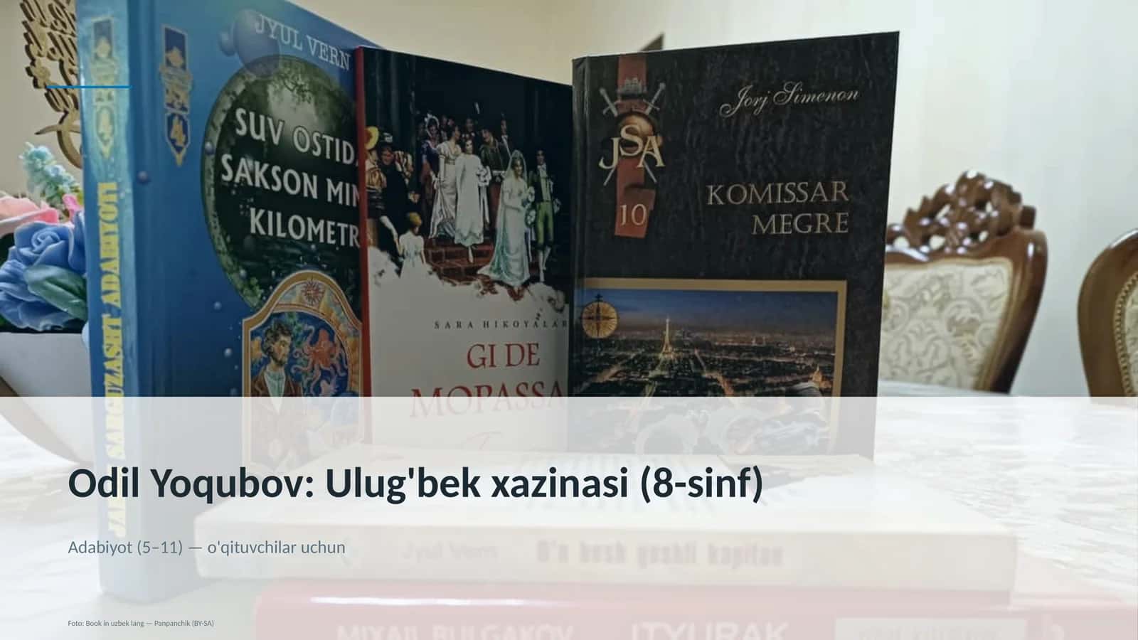 Odil Yoqubov: Ulug'bek xazinasi (8-sinf)