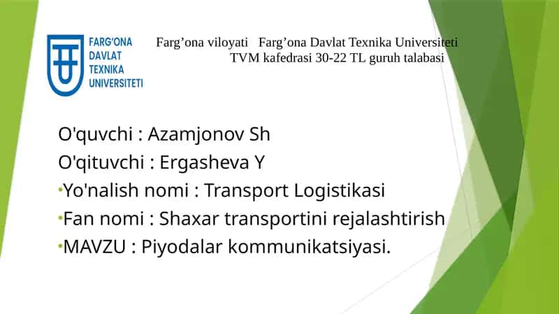 Transport Logistikasi
