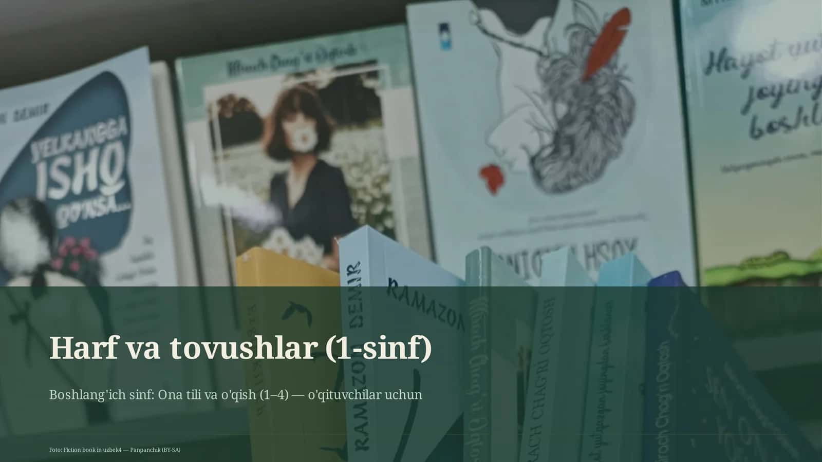 Harf va tovushlar (1-sinf)