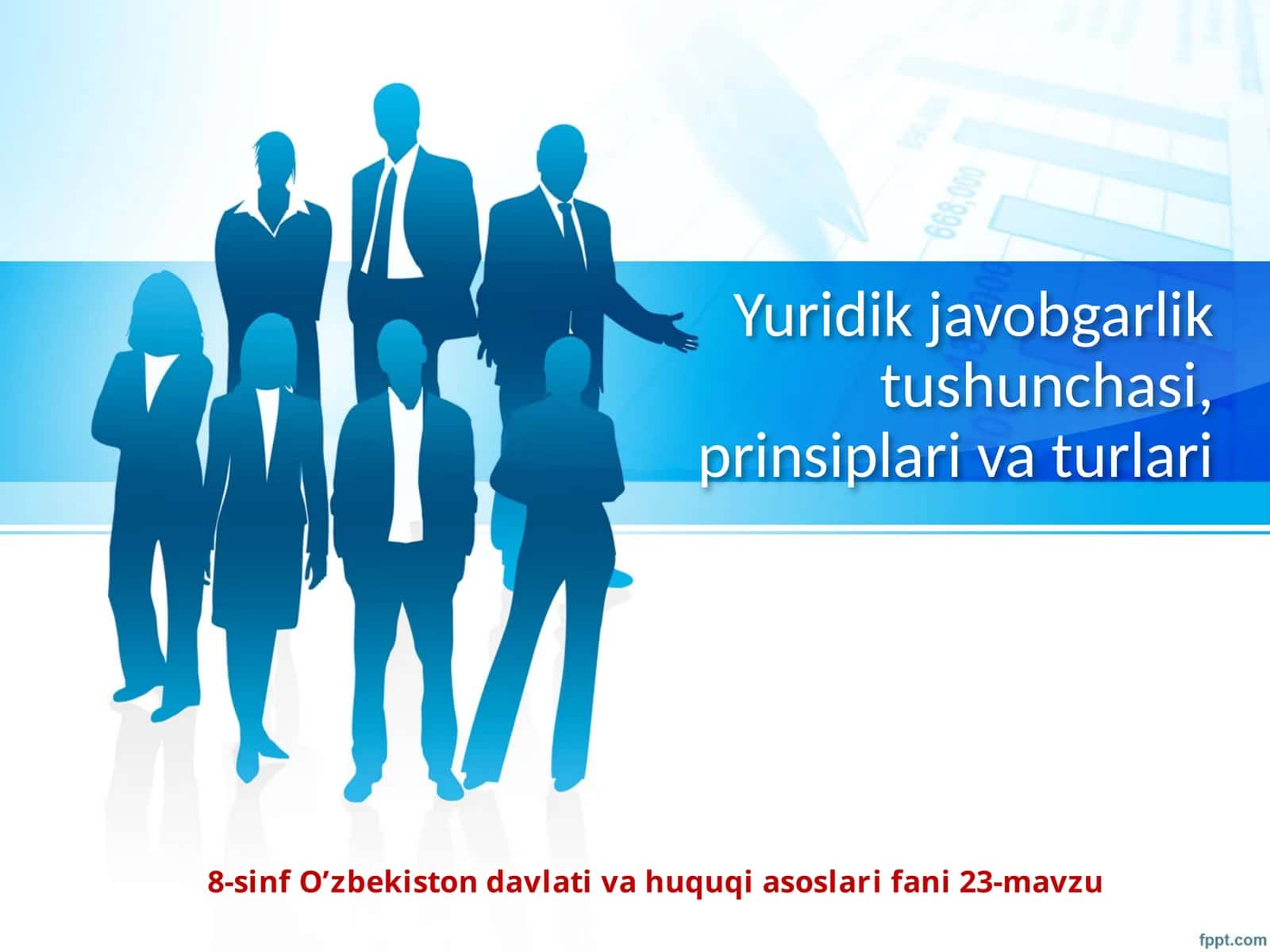 8-sinf O’zbekiston davlati va huquq asoslari fanining 23 mavzusi