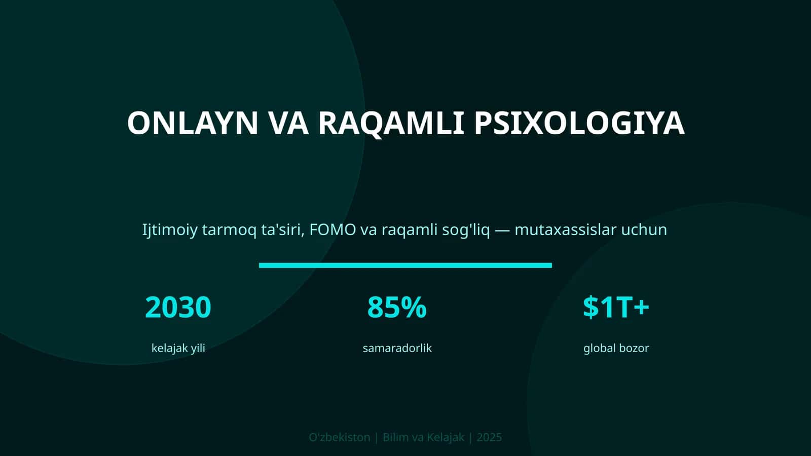 Onlayn va raqamli psixologiya