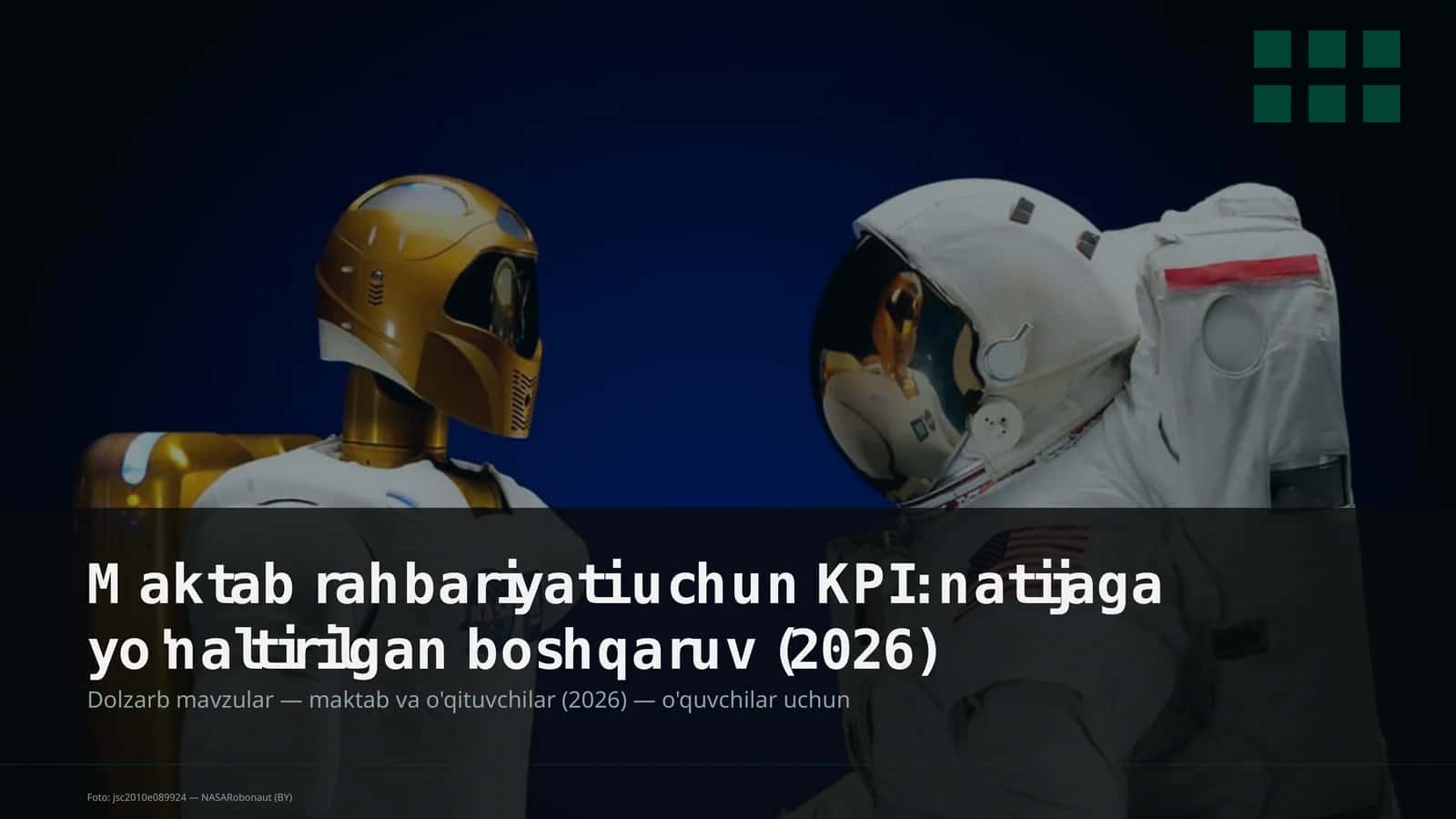 KPI: natijaga yo'naltirilgan boshqaruv (2026)