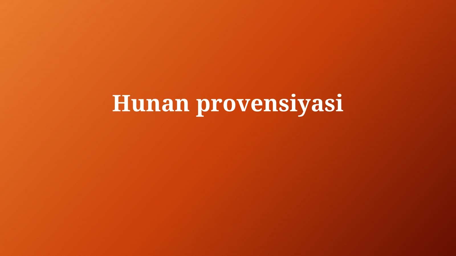 Hunan provinsiyasi