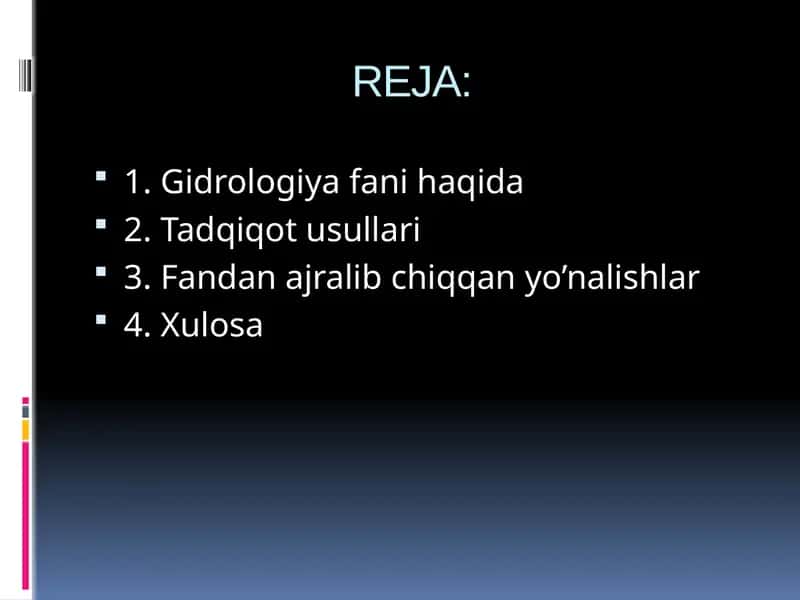Gidrologiya
