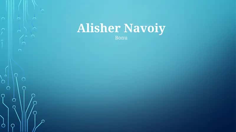 Alisher Navoiy